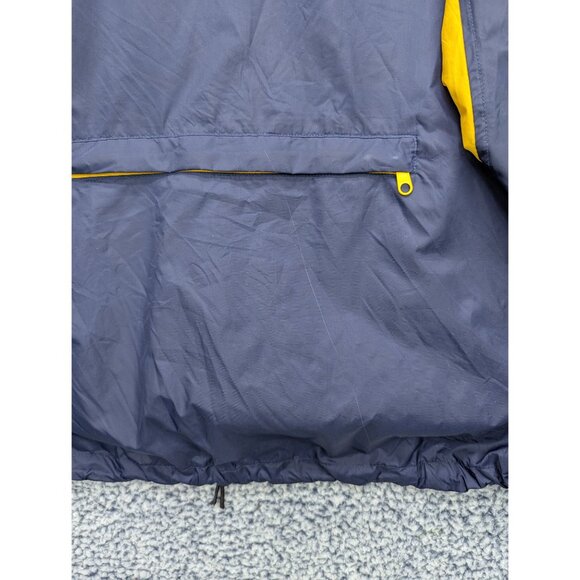 Y2K Aeropostale Windbreaker Jacket Mens L Relaxed Colorblock Track Baggy Blue - Picture 10 of 13